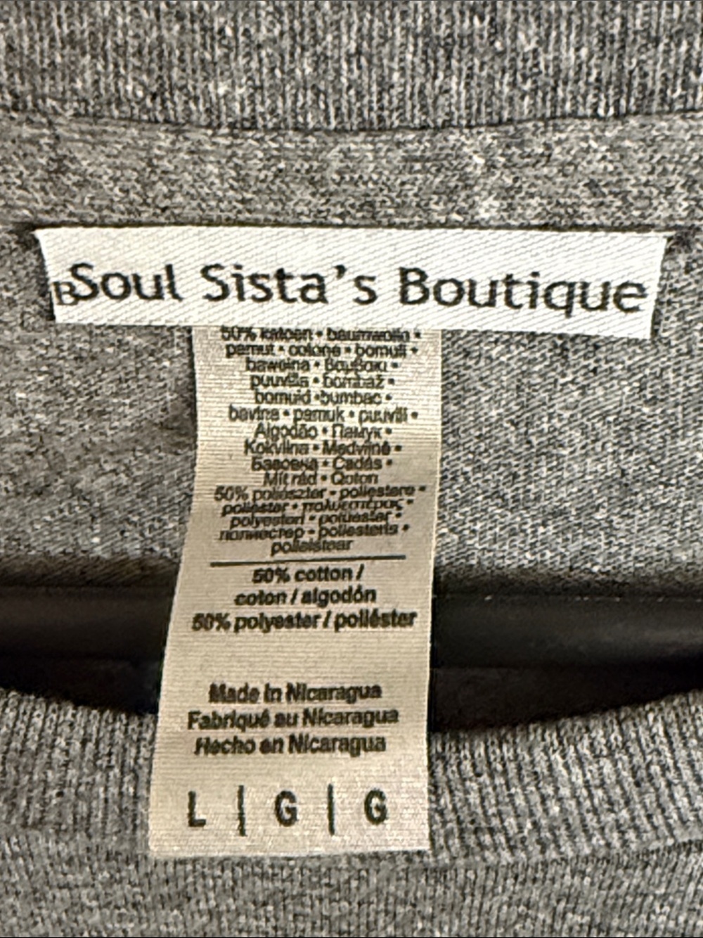 Gildan Gray Tee with Blue Classic Car Graphic - Picture 2 of 6